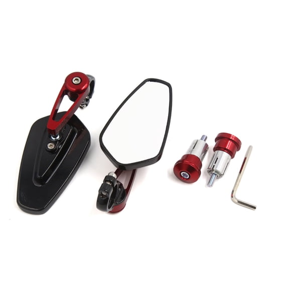 Unique Bargains Motorbike Street Bike 7/8" Bar End Mirrors Pair for Yamaha for Kawasaki