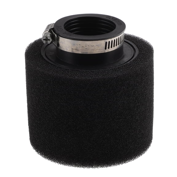 Unique Bargains Motorcycle Air Filter Universal 38-40 mm Air Intake Cleaner Rubber Foam Air Filter Replacement for Dirt Pit Bike ATV Scooter Moped Go Kart Black 1Set