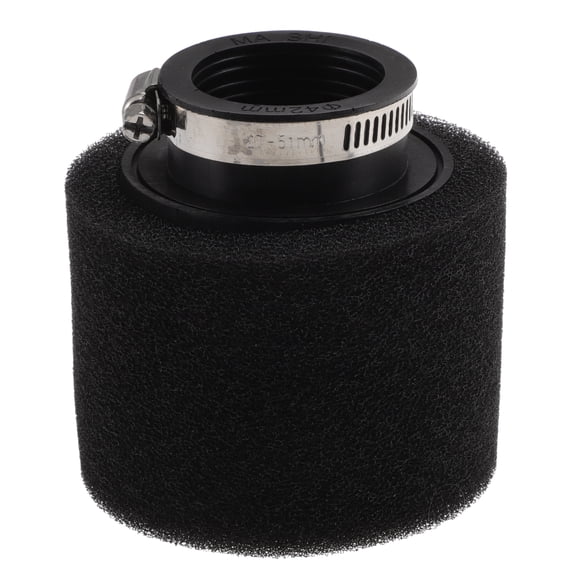 Unique Bargains Motorcycle Air Filter Universal 41-43 mm Air Intake Cleaner Rubber Foam Air Filter Replacement for Dirt Pit Bike ATV Scooter Moped Go Kart Black 1Set