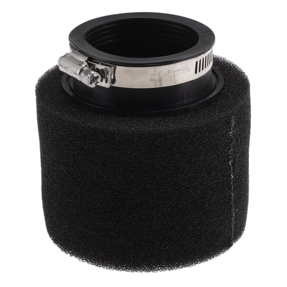Unique Bargains Motorcycle Air Filter Universal 48-50 mm Air Intake Cleaner Rubber Foam Air Filter Replacement for Dirt Pit Bike ATV Scooter Moped Go Kart Black 1Set