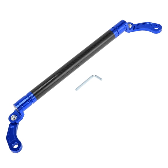 Unique Bargains Motorcycle Balance Cross Bar Adjustable Motorbike Handlebars 0.39" Hole Diameter Blue