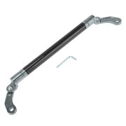 Unique Bargains Motorcycle Balance Cross Bar Adjustable Motorbike Handlebars 0.39" Hole Diameter Titanium Tone