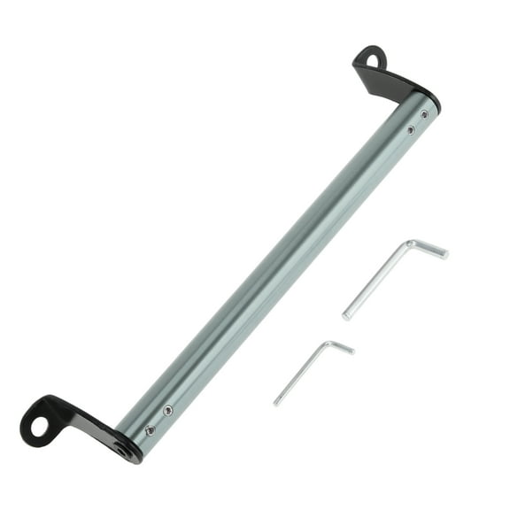 Unique Bargains Motorcycle Balance Cross Bar Adjustable Motorbike Handlebars 0.41" Hole Diameter Titanium Tone