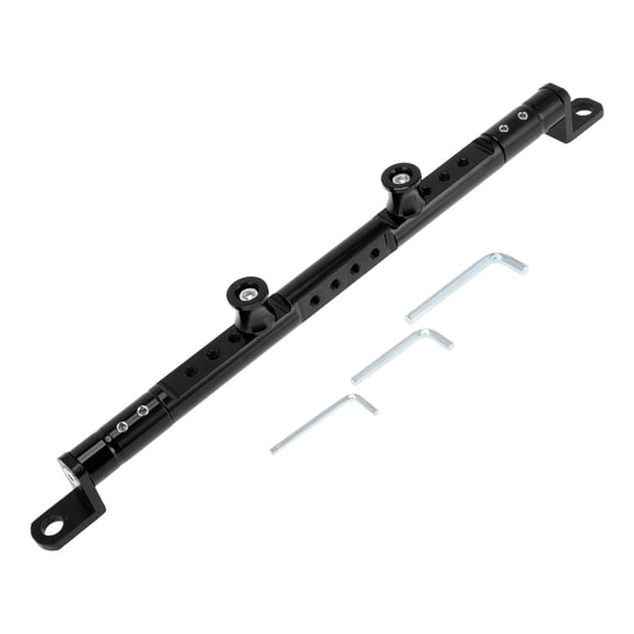 Unique Bargains Motorcycle Balance Cross Bar Adjustable Motorbike Handlebars 1.22" Hole Diameter Black