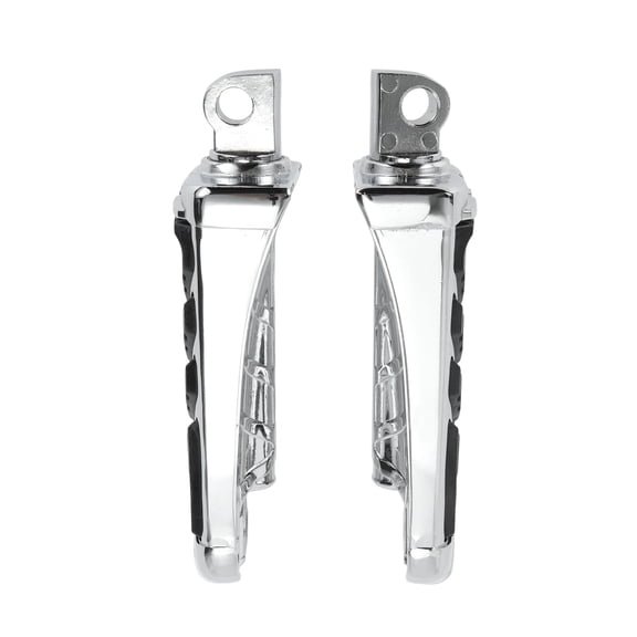 Unique Bargains Motorcycle Foot Pegs for Harley For Softail models 2018 Front And Rear Pedals Footrests Footpeg Foot Pedal Aluminum Alloy Rubber Electroplating 1 pair