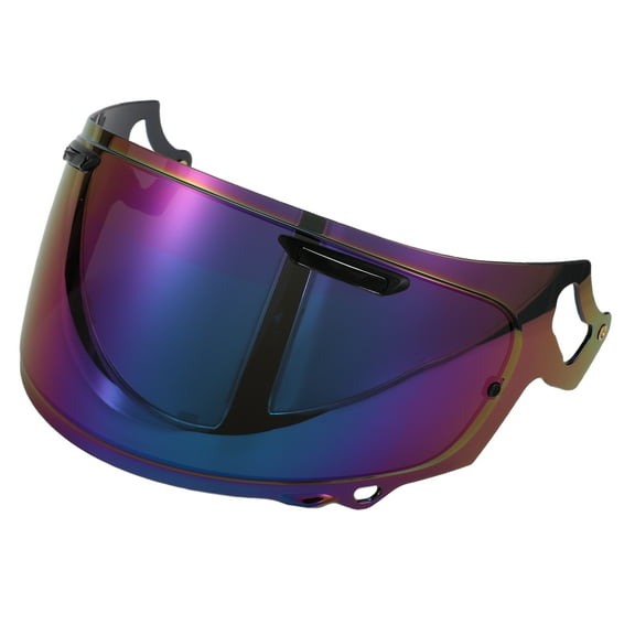 Unique Bargains Motorcycle Helmet Visor Shield - Motorcycle 3-Snap Helmet Visor - for RX-7X Resin Assorted Color -1pc