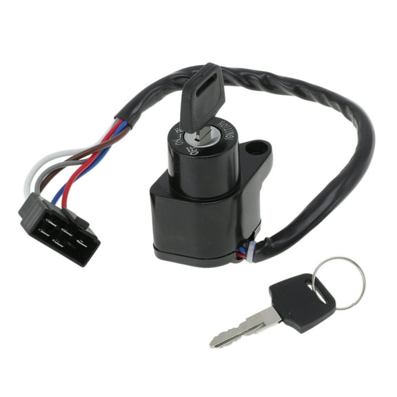 Unique Bargains Motorcycle Ignition Switch Lock with 2 Keys for Kawasaki EN400 EN500 VN400 VN800 VN900, Motorbike Ignition Key Switch Starter Switch Lock