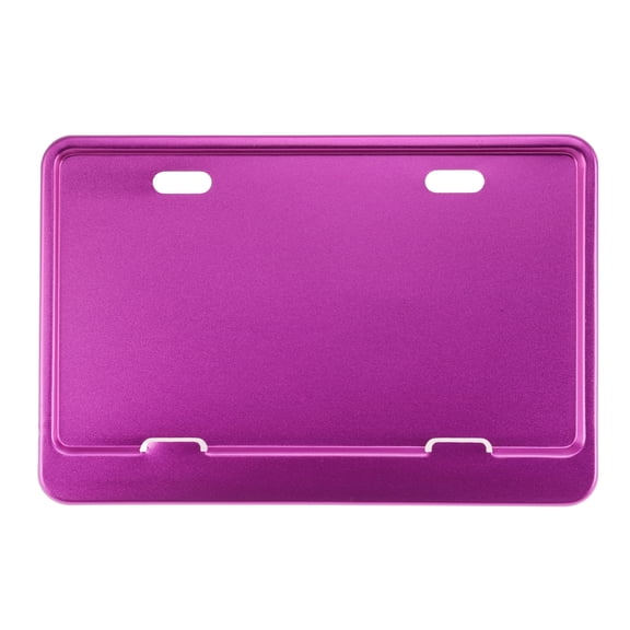 Unique Bargains Motorcycle Registration Plate Holder Bracket Universal License Plate Frame Fender Eliminator for 26x10mm Mount Hole Aluminum Alloy 25.7x17.5cm Purple