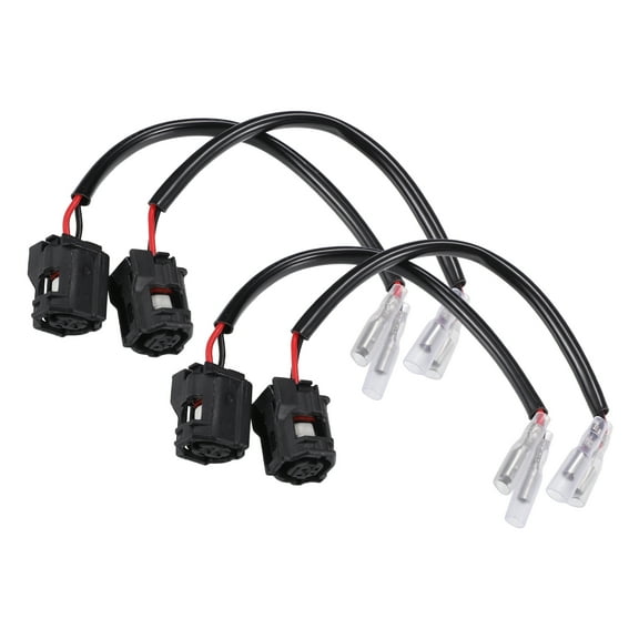 Unique Bargains Motorcycle Turn Signal Cable Adapter Connectors for Yamaha MT-10 Turn Signal Wiring Adapter Plug 4 Pcs