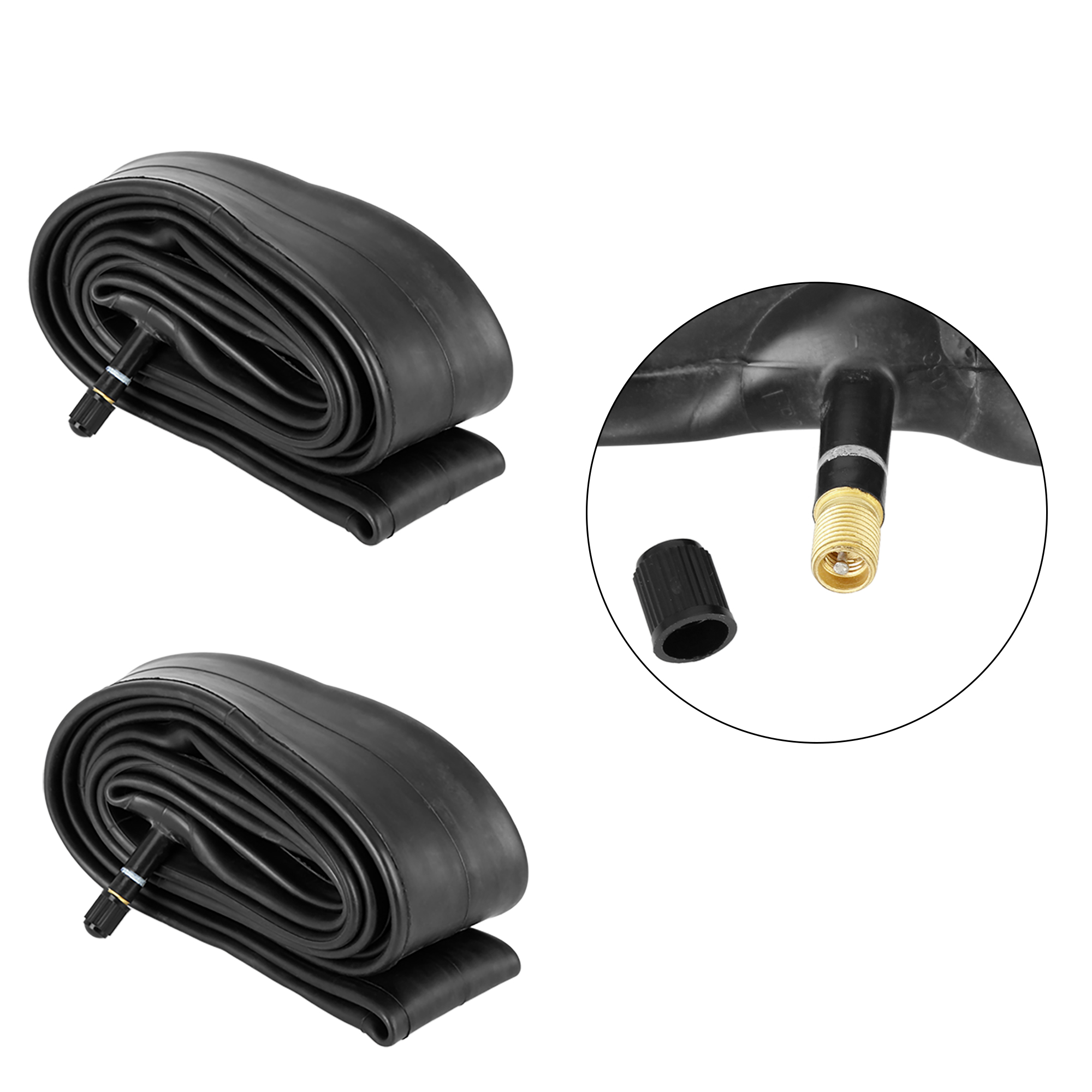 Unique Bargains Mountain Bike Inner Tube Appropriate for OffRoad American Type Valve 26" x 2.