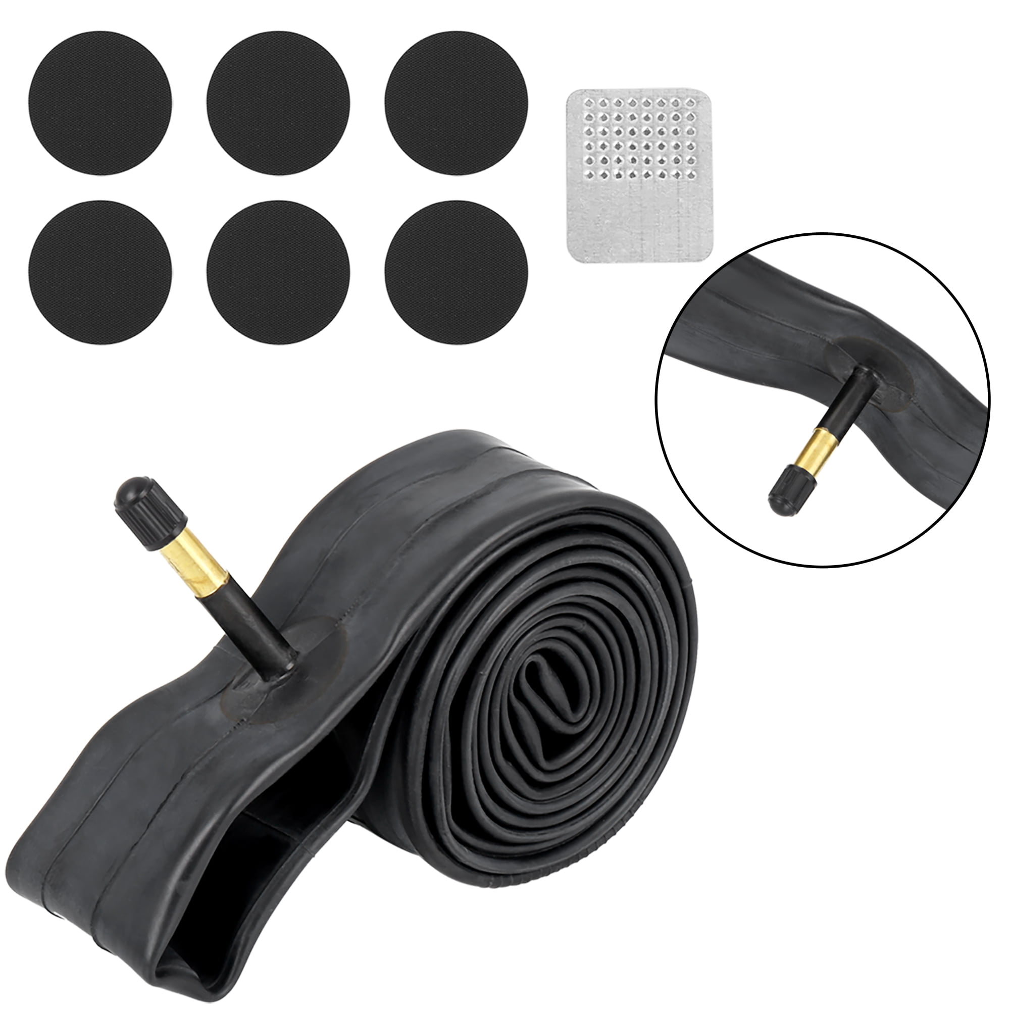 Unique Bargains Mountain Bike Inner Tube Appropriate for OffRoad American Type Valve 26"x1.75