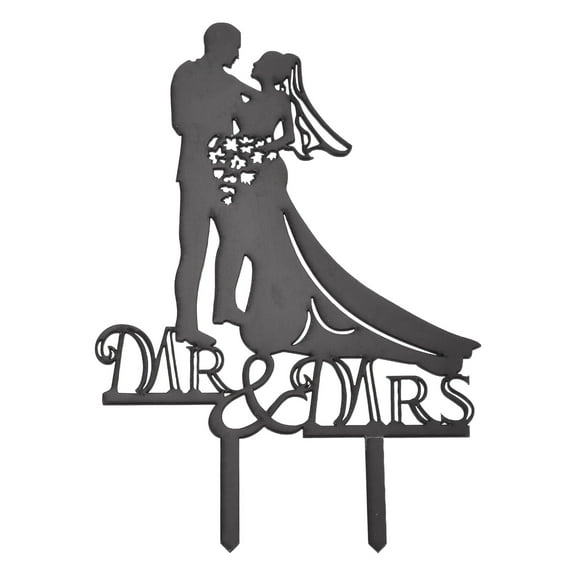 Unique Bargains Mr Mrs Design Bride Groom Couple Hug Wedding Cake Topper Decoration Gift