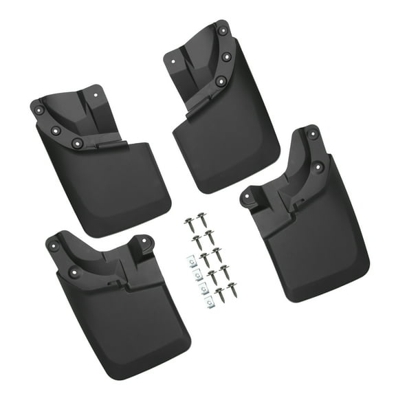 Unique Bargains Mud Flaps Kit for Toyota Tacoma 2016-2023 Black Front and Rear Splash Guards with OEM Fender Flares