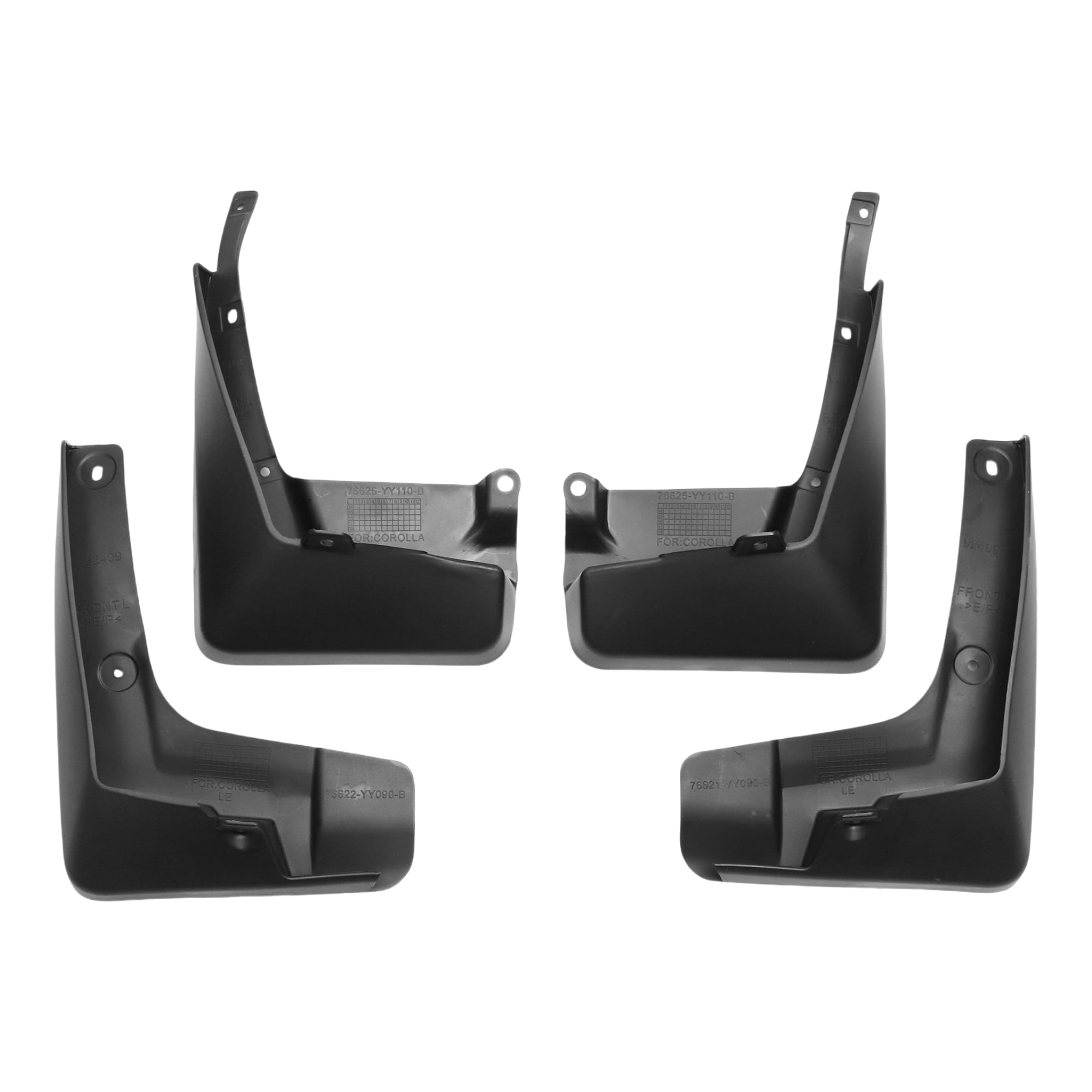 4Pcs Set Mud Flaps For Toyota Corolla E140 2007 2013 Splash Guards 4Pcs Set Mud Flaps For Toyota Corolla E140 2007 2013 Splash Guards