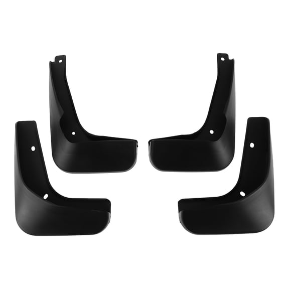 Unique Bargains Mud Flaps Splash Guards for Volkswagen Polo(Hatchback) 2011-2014 W/Mount Accessories Mud Guards Front and Rear 1 Set