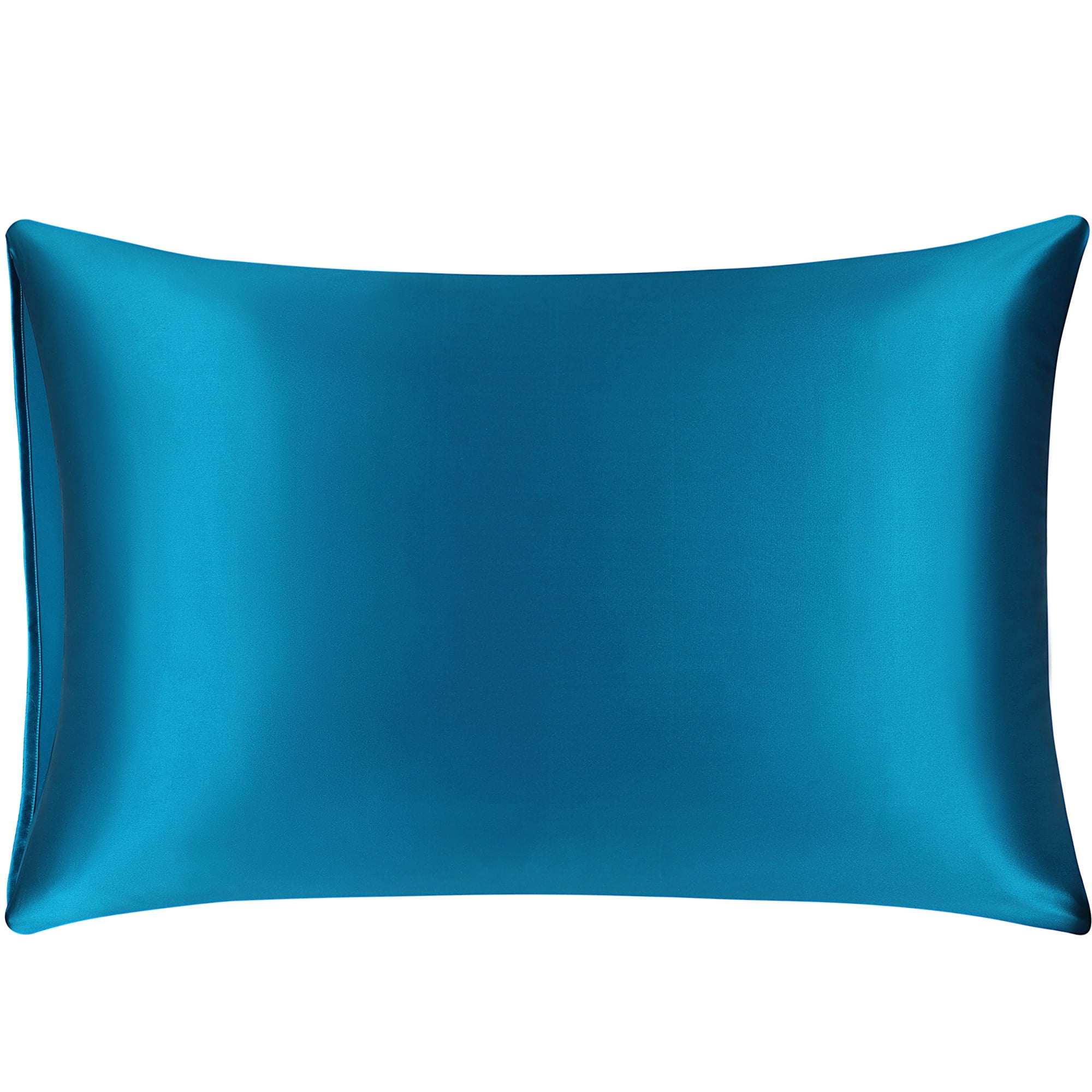 Unique Bargains Mulberry Silk Pillowcase 25 Momme 1Pc Peacock Blue King