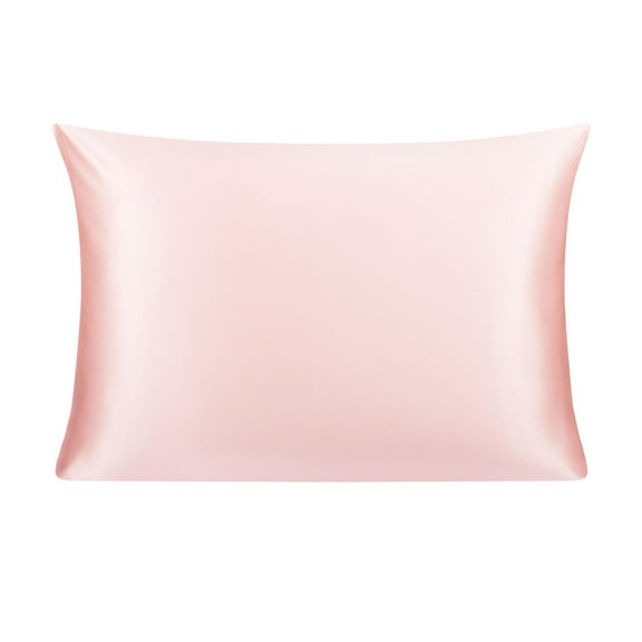 Unique Bargains Mulberry Silk Pillowcase 25 Momme 1Pc Pink Standard