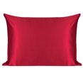 thumbnail image 1 of Unique Bargains Mulberry Silk Pillowcase for Hair and Skin Queen Size Red 1Pcs, 1 of 8