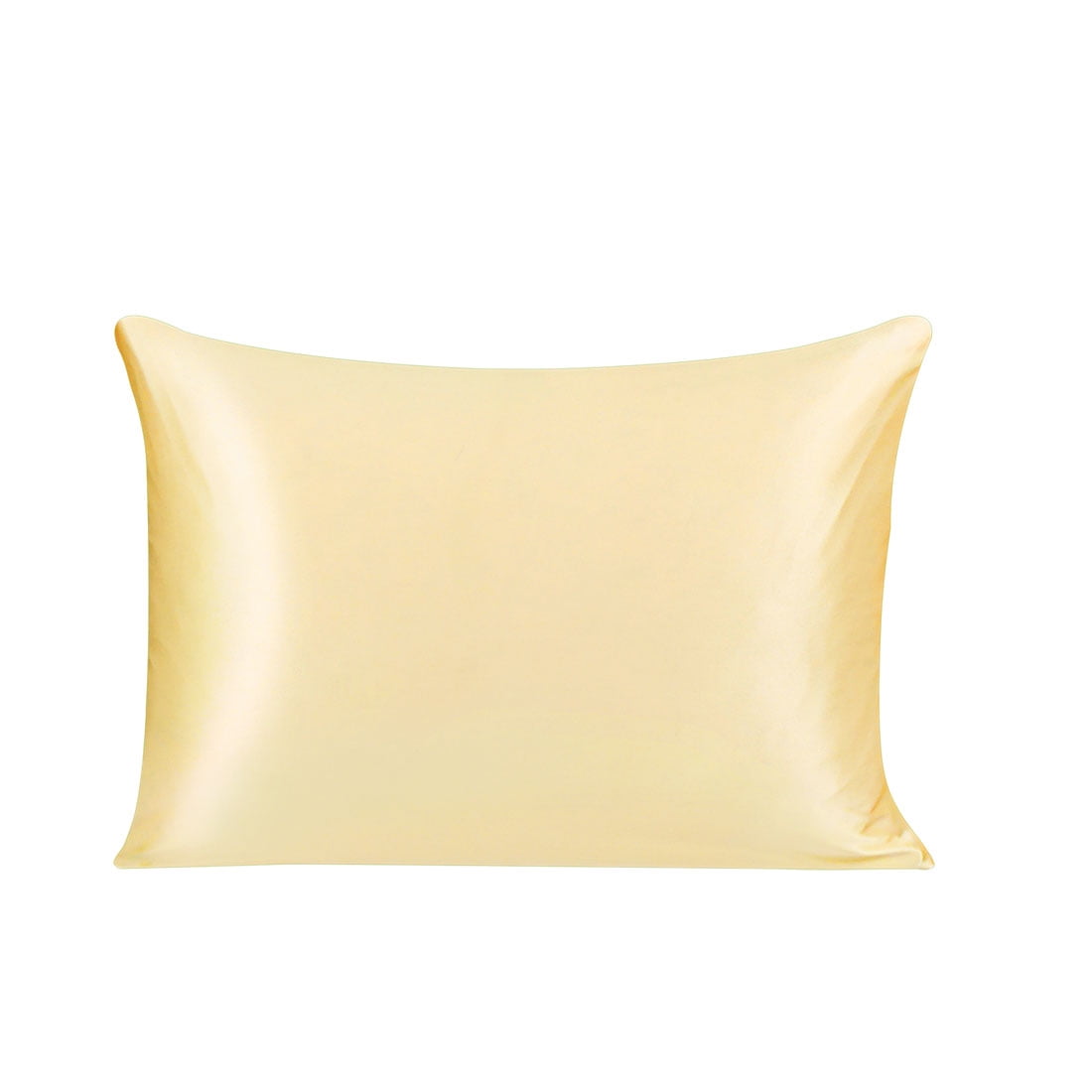 Unique Bargains Mulberry Silk Pillowcase for Skin 25 Momme Gold Tone King