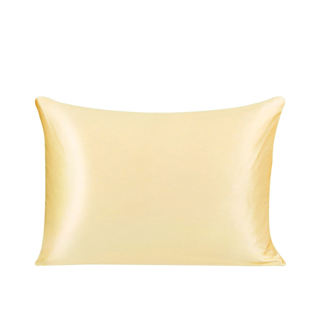 Unique Bargains Mulberry Silk Pillowcase for Skin 25 Momme Gold Tone Queen