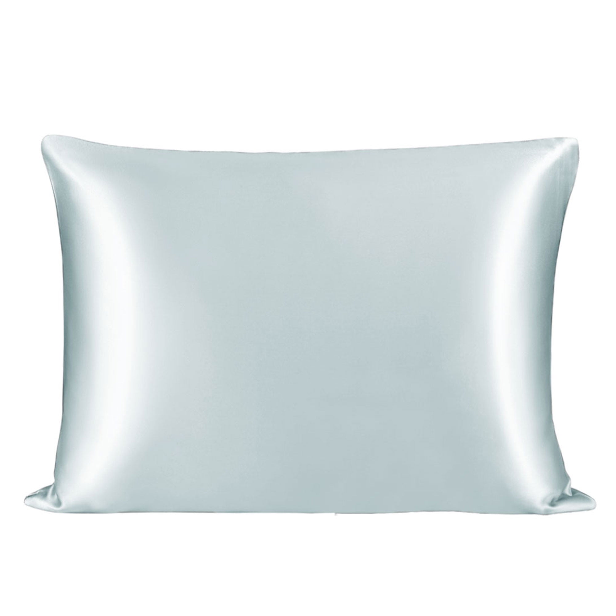Unique Bargains Mulberry Silk Pillowcase for Skin 25 Momme Silver Grey Standard