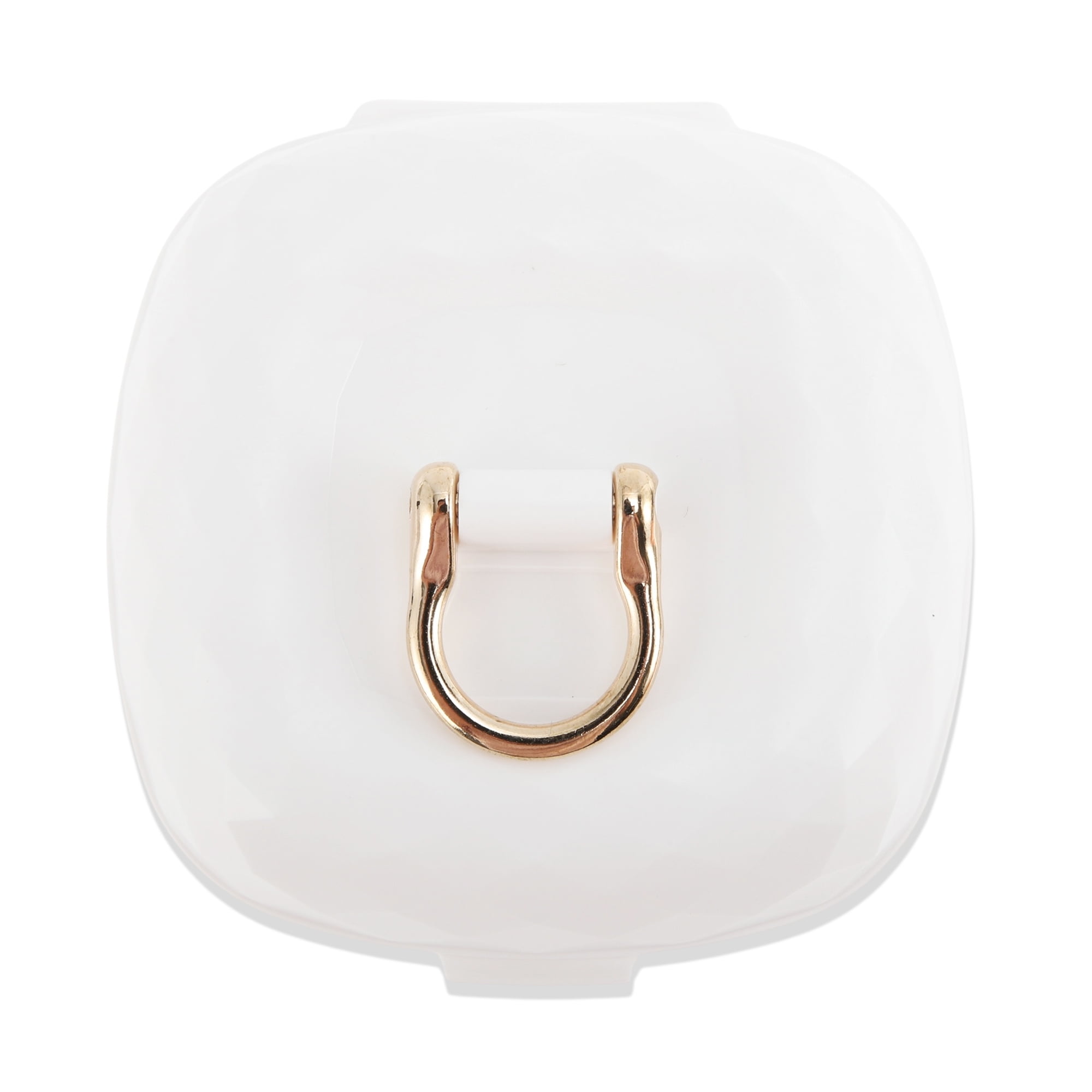 Unique Bargains Multi-Function Stylish Jewelry Box Organizer Single-Layer White