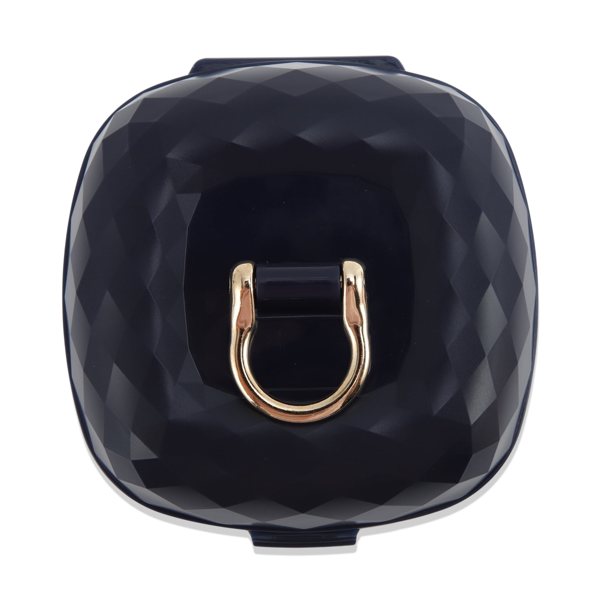 Unique Bargains Multi-Function Stylish Jewelry Box Organizer With Mirror Navy Blue