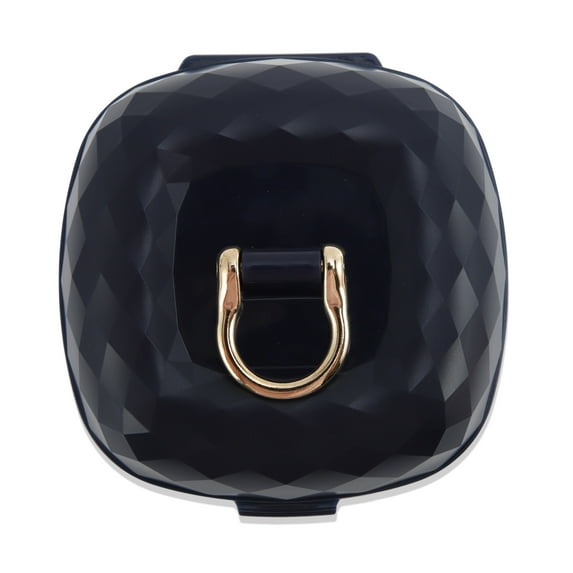 Unique Bargains Multi-Function Stylish Jewelry Box Organizer With Mirror Navy Blue