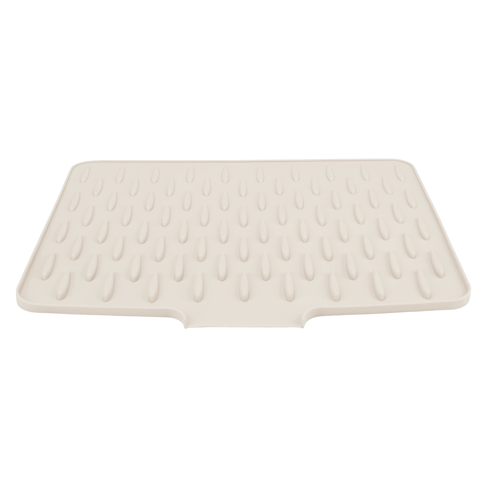 Unique Bargains Multi-Functional Dish Drying Mat for Kitchen Beige