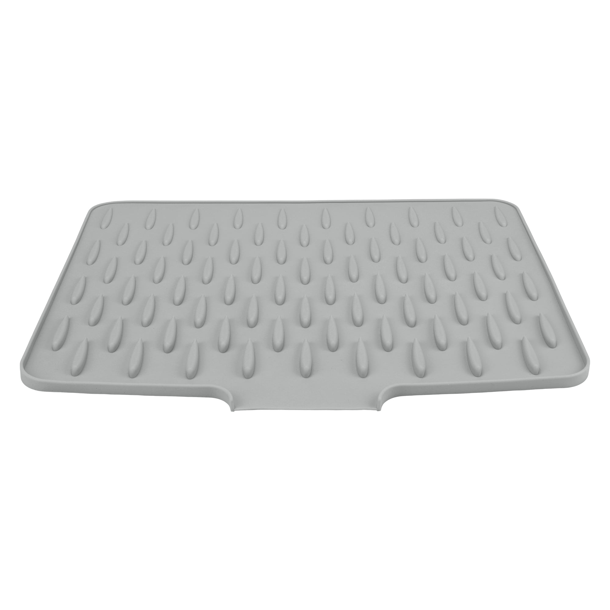 Unique Bargains Multi-Functional Dish Drying Mat for Kitchen Gray