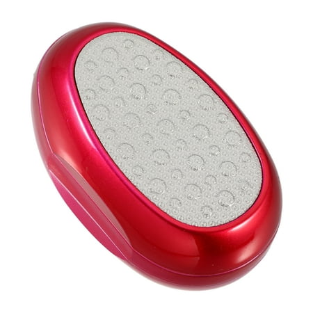 Unique Bargains Multi Purpose 3 in 1 Foot Callus Remover Foot File Pedicure ABS Stainless Steel Nano Glass Rose Red