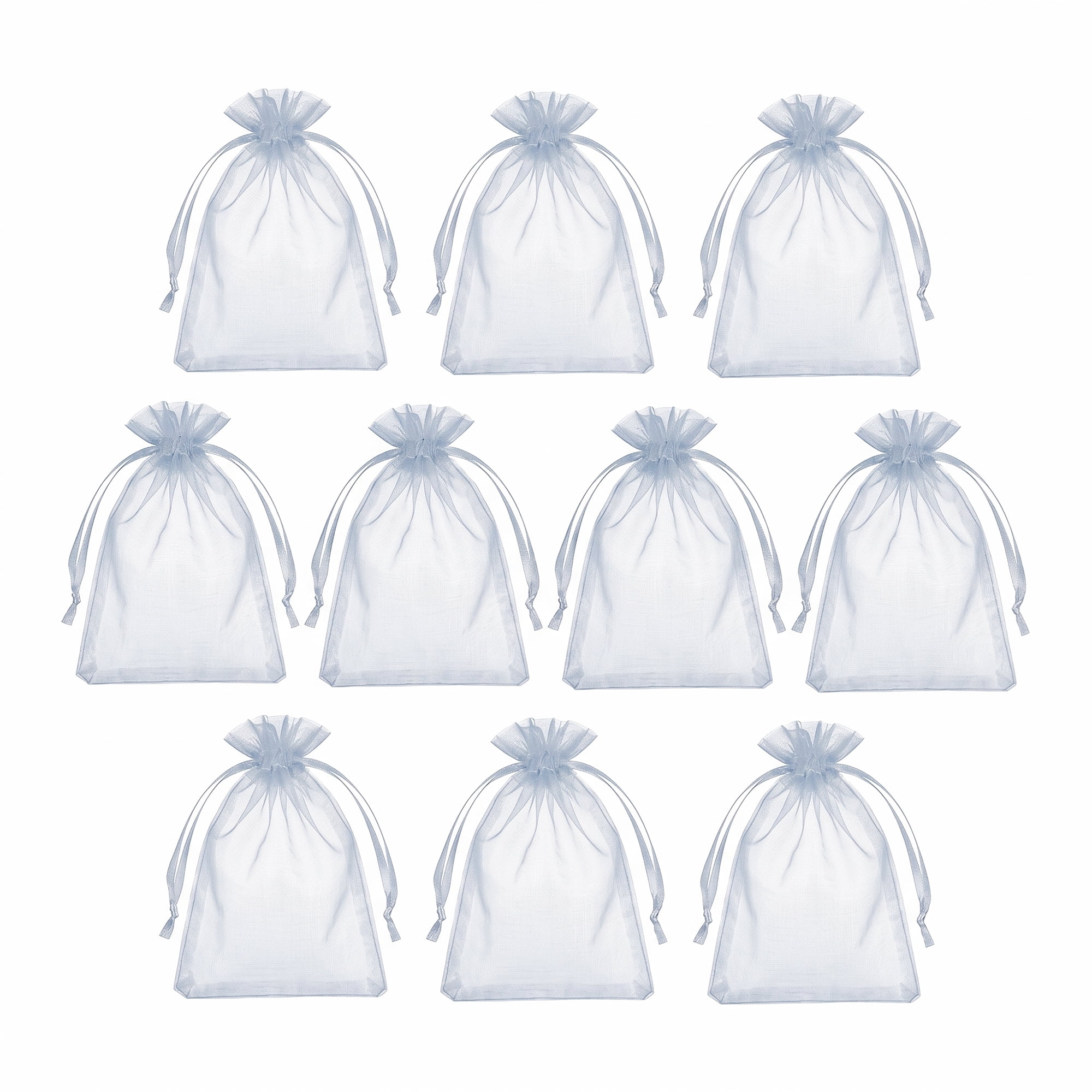 Unique Bargains Multi-Purpose Gift Bags with Handles for Events Gray 3.9" x 5.9"