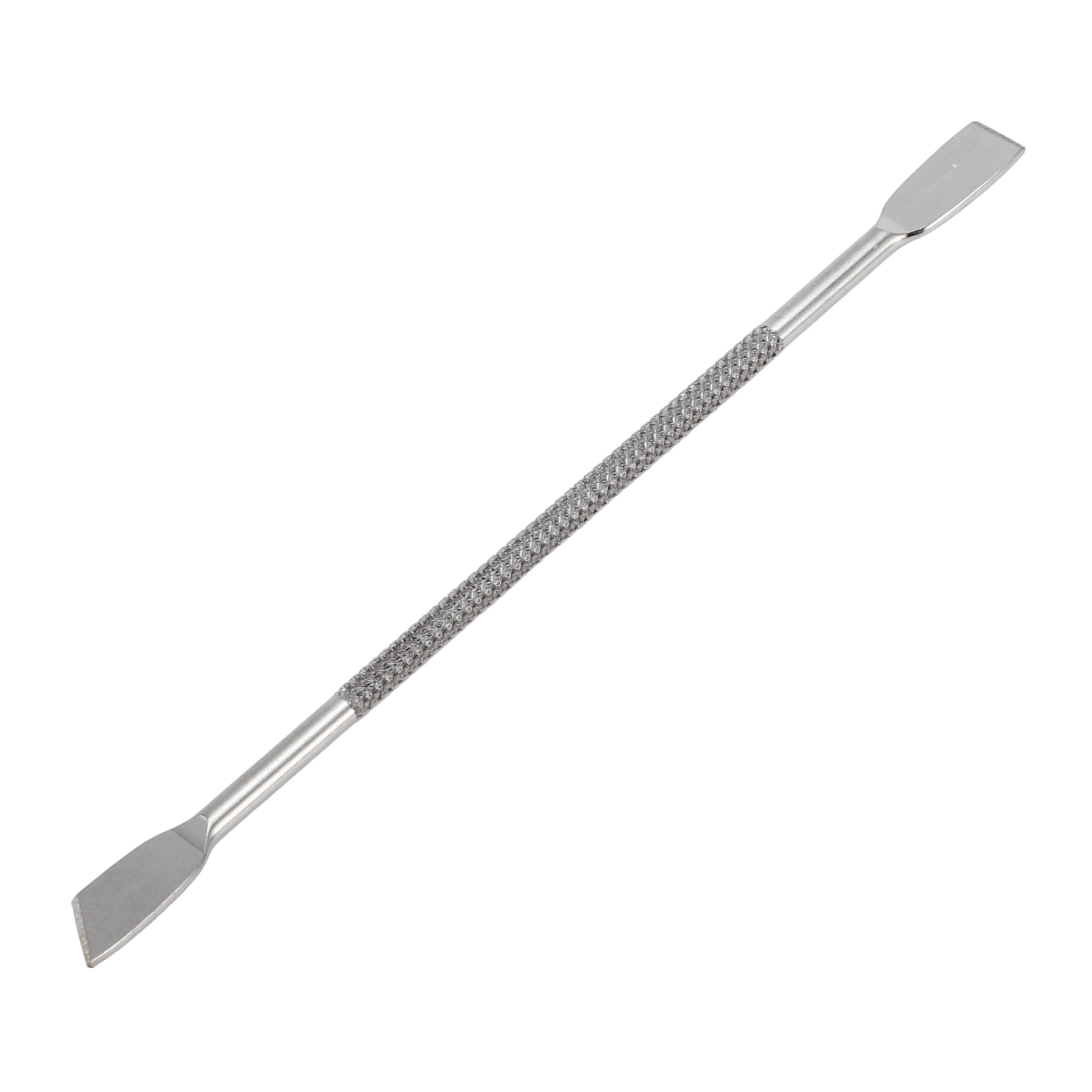 Unique Bargains Multi-function Double-side Cuticle Pusher 4.49 Length Silver Tone 1 Pc