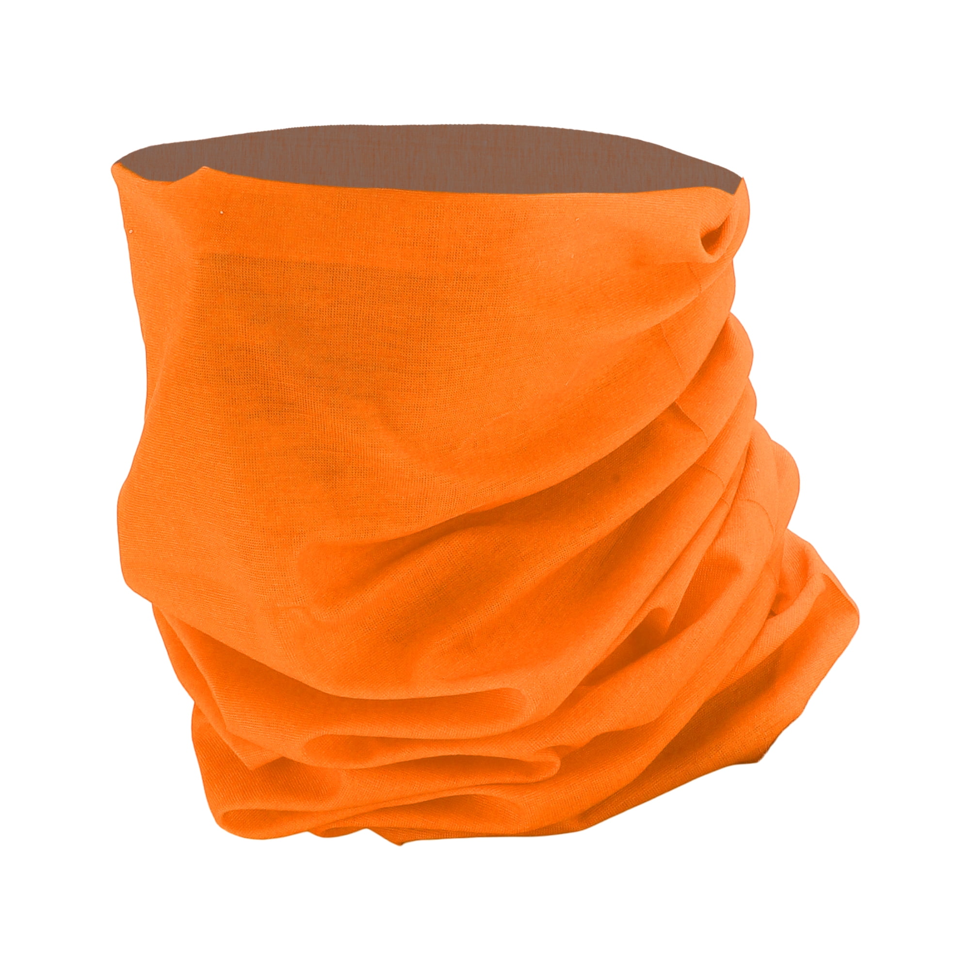 Unique Bargains Multi-function Face Scarf Mask 1 Pc Fluorescent Orange