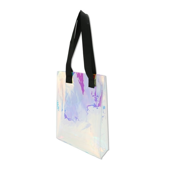 Unique Bargains Multicolor Ribbon Handle Gift Bag 1Pc Multicolor 11.81"x3.94"x13.39"