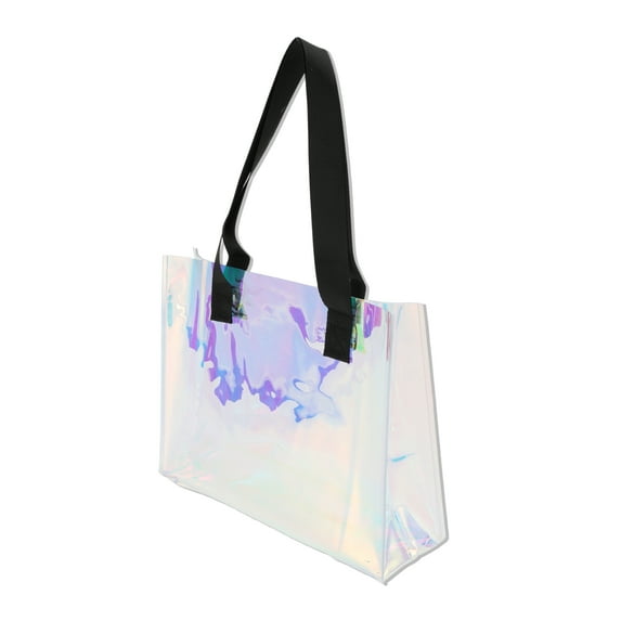 Unique Bargains Multicolor Ribbon Handle Gift Bag 1Pc Multicolor 9.84"x3.15"x7.87"