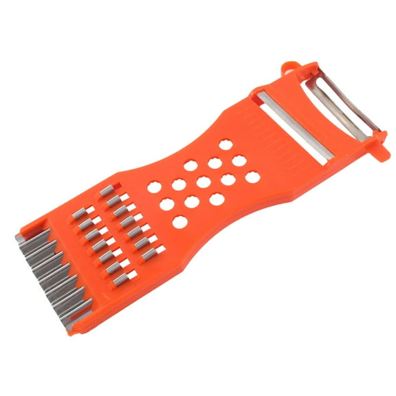 Unique Bargains Multifunction Vegetable Fruit Grater Slicer Peeler Shredder Carving Tool 6.7'' Long for Home Essential