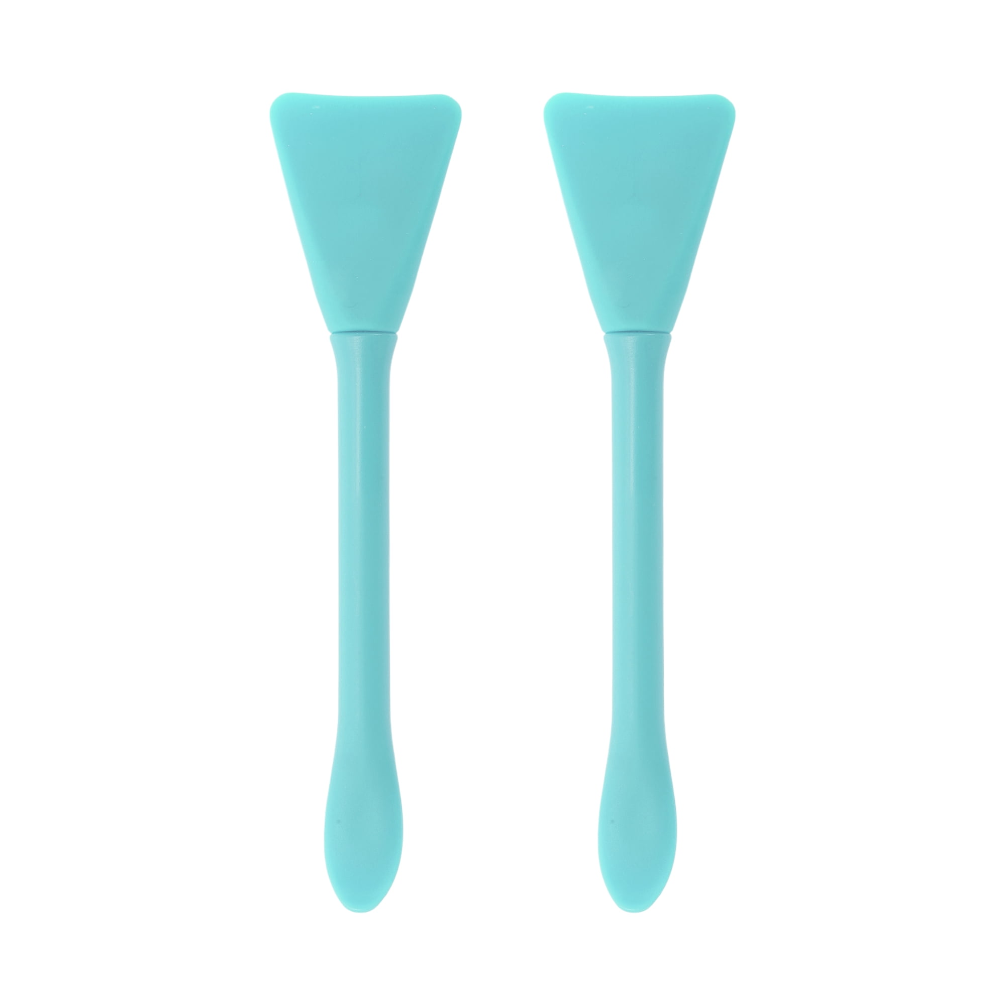 Unique Bargains Multifunctional Facial Mask Brush Set with 2 Pcs Blue