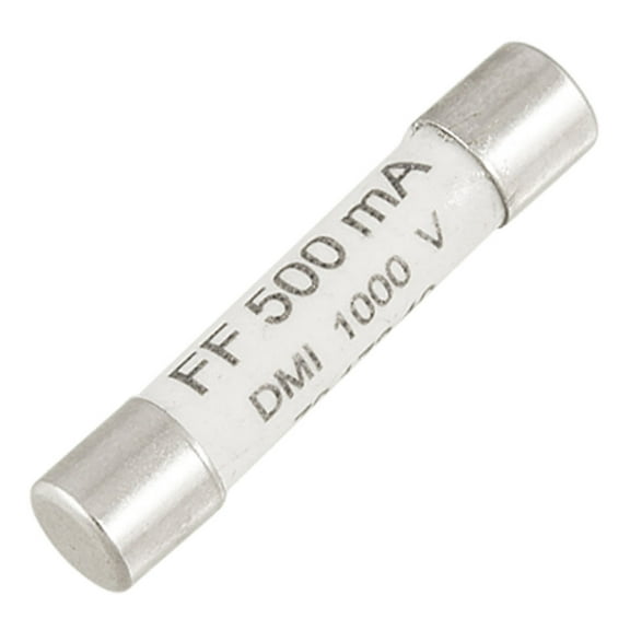 Unique Bargains Multimeter 1000V 500mA 6.3 x 32mm Fast Blow Fuse Tube