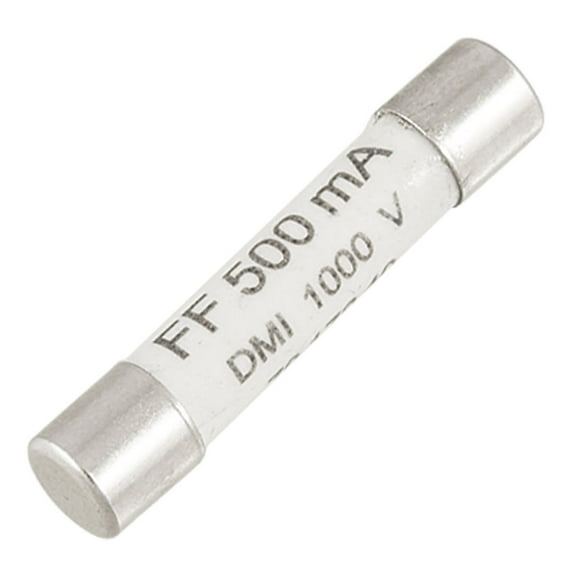 Unique Bargains Multimeter 1000V 500mA 6.3 x 32mm Fast Blow Fuse Tube