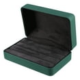 thumbnail image 1 of Unique Bargains Multiple Ring Box Jewelry Storage Display PU Leather 1Pc Green, 1 of 7