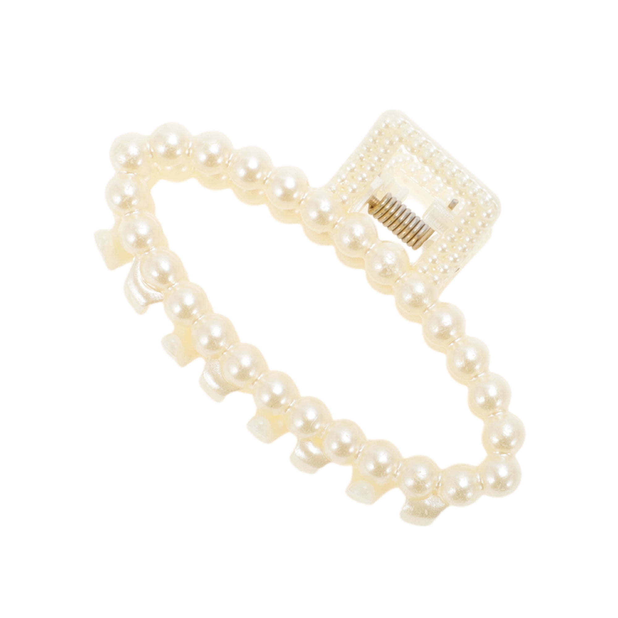 Unique Bargains Multiple Shapes Hair Clips Daily Styling Accessories Oval Faux Pearl