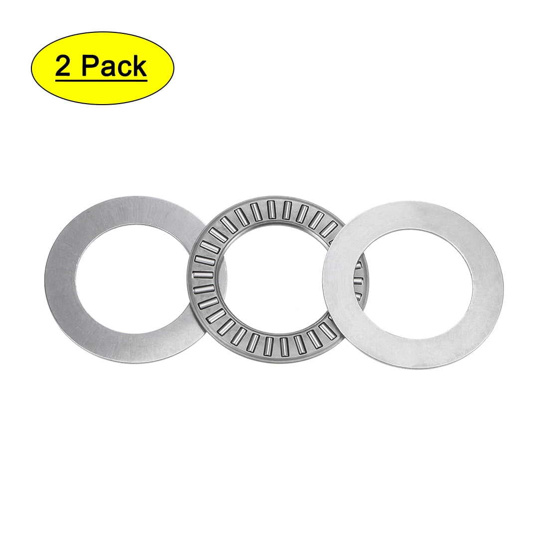 10 Pack - NTA613 Thrust Needle Roller Bearings With Washers (9.52mm X 20.62mm X 3.584mm)