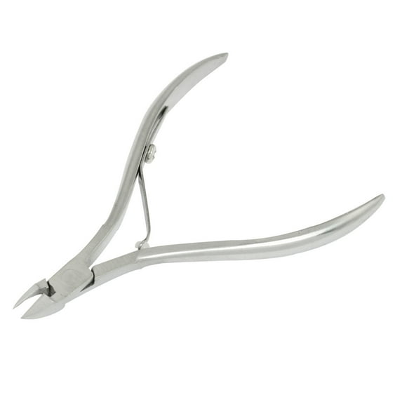 Unique Bargains Nail Beauty Callus Cuticle Pusher Scissors Silver Tone