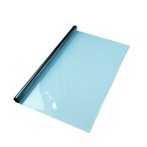 Unique Bargains Nano Ceramic Car Window Tint Film VLT 55% IRR 65% UVR 99% Dark Blue 5ft x 24inch Privacy Film 2mil PET 1 Pc