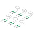 thumbnail image 1 of Unique Bargains Napkin Chains, 18' 6Pack Alloy Neck Bib Holder Chain Sun Hat Strap Lanyard, Green, 1 of 7