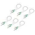 thumbnail image 1 of Unique Bargains Napkin Chains, 22' 6Pack Alloy Neck Bib Holder Chain Sun Hat Strap Lanyard, Green, 1 of 7