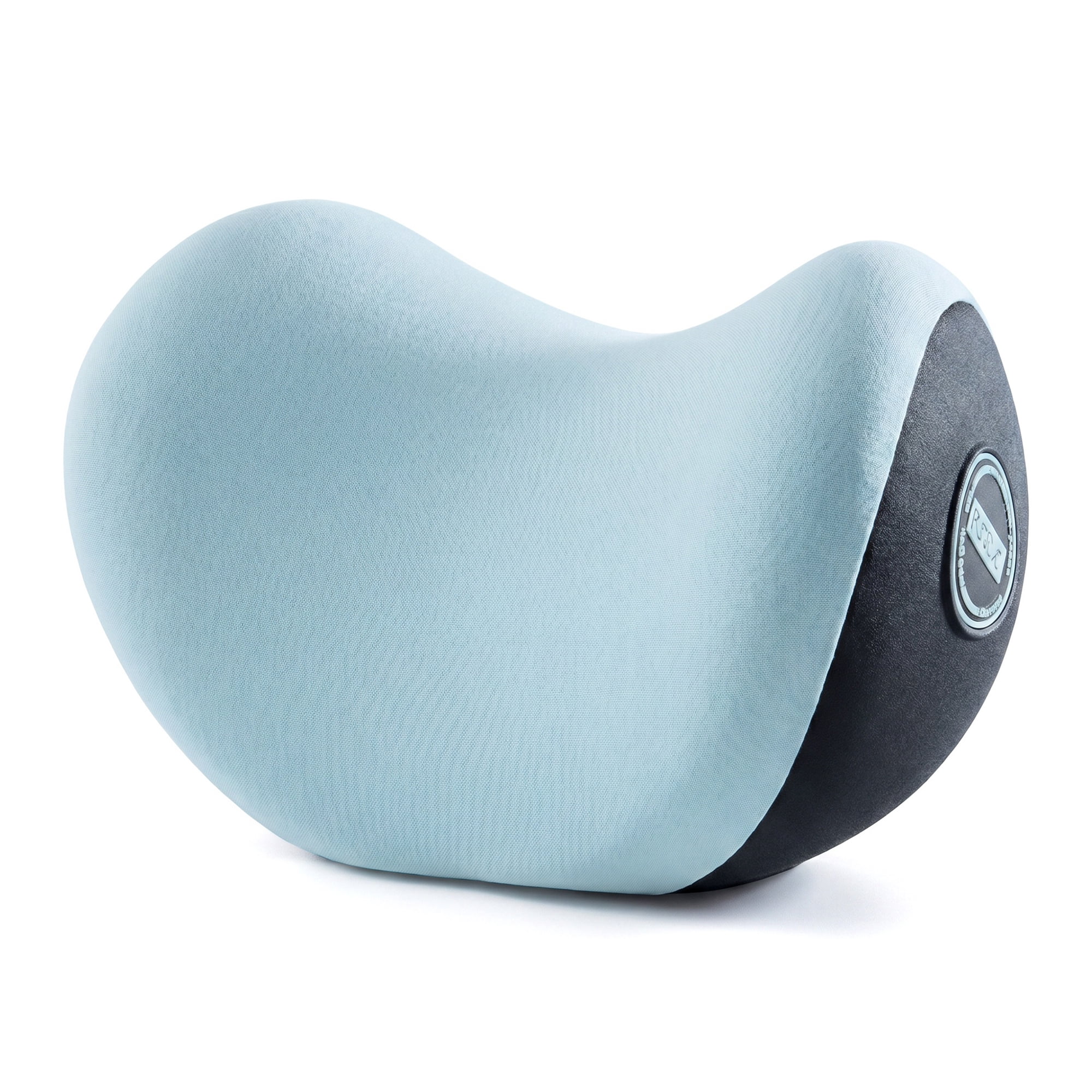 Unique Bargains Neck Pillow Cotton Cervical Indoor Support Aqua Blue 12.2" x 5.2" x 7.7"