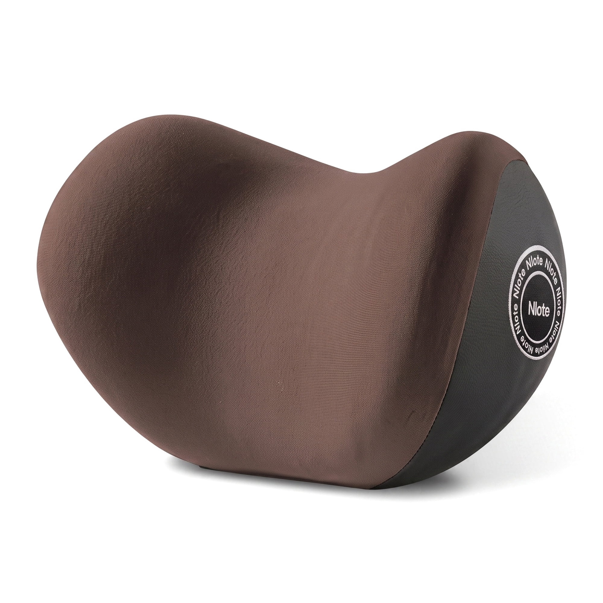 Unique Bargains Neck Pillow Cotton Cervical Indoor Support Brown 12.2" x 5.2" x 7.7"