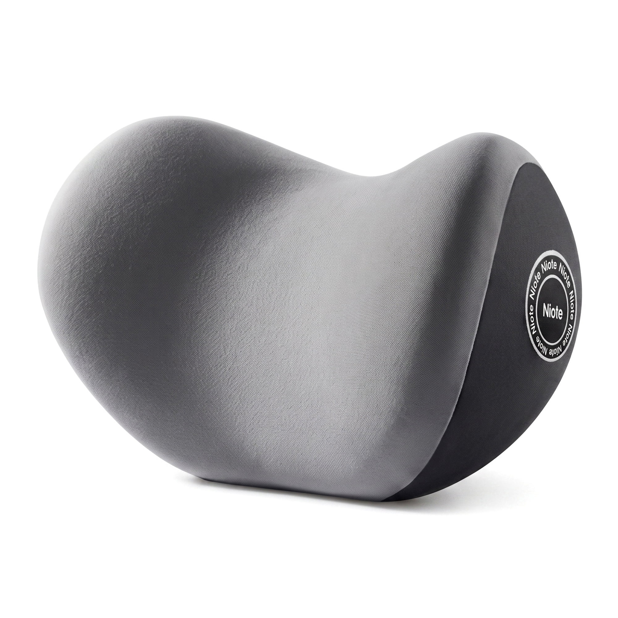 Unique Bargains Neck Pillow Cotton Cervical Indoor Support Gray 12.2" x 5.2" x 7.7"